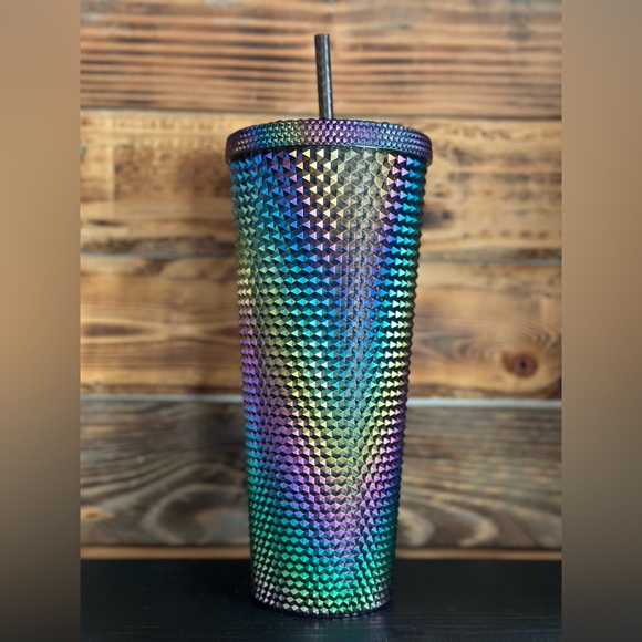 New 24oz Starbucks Multicolor Studded Tumbler Only 2 Available! - Picture 2 of 4